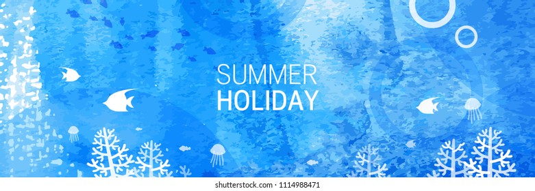 Summer background illustration