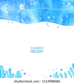 Summer background illustration