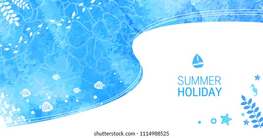 Summer background illustration