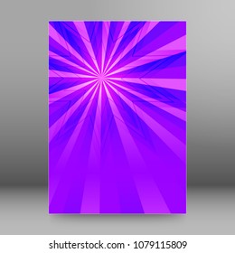 Summer background with orange yellow rays summer sun light burst. Hot announcement with space for your message. Vector illustration EPS 10 for design presentation, brochure layout page, cover magazine