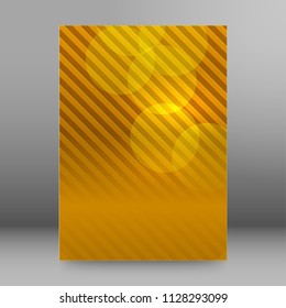 Summer background with orange yellow rays summer sun hot swirl with space for your message. Vector illustration EPS 10 for design element presentation, brochure layout page, packing label