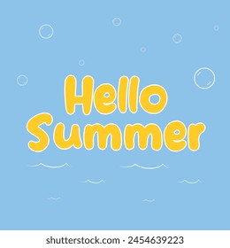 summer background with palm. summer poster vector illustration. Summer view poster. Hello summer banner