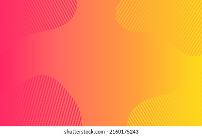 Sommerhintergrund. rosafarbene und gelbe Farbverlauf-Banner-Grenze. Vektorgrafik.
