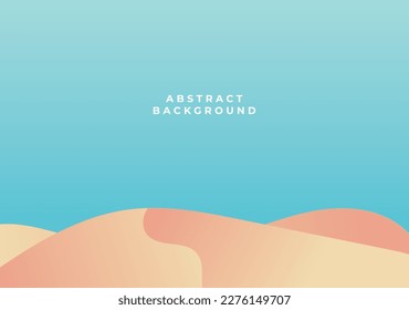 summer background with sand desert