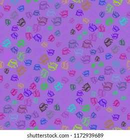 Summer background shell multicolor seamless.