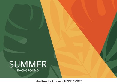 summer background. space for text. vector illustration