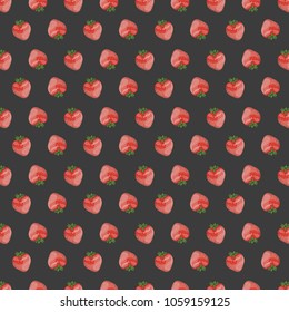 Summer background with strawberry