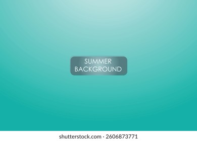 Summer Background with Teal and Blue Gradient