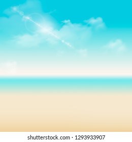 summer background, summer time, summer holiday concept vector illustration