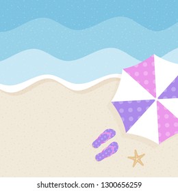 summer background, summer time, summer holiday concept vector illustration
