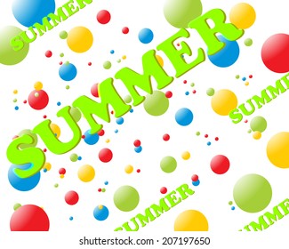 Summer background - vector