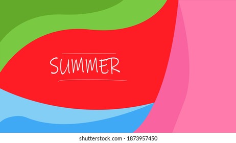 summer background vector for banners, web, brochures and others