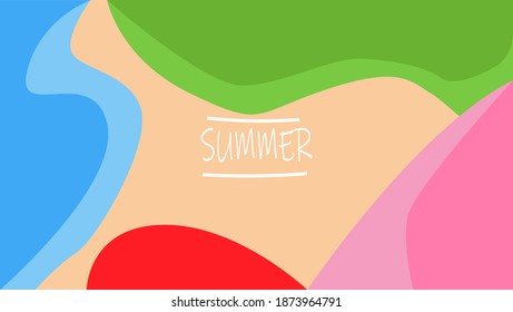 summer background vector for , brochures, banners, flyers and others