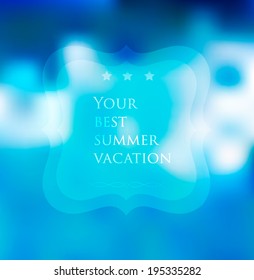 Summer background, vector illustration 