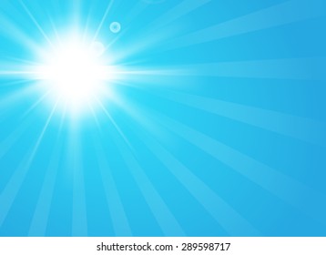 Summer background, vector illustration.