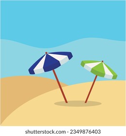 diseño de ilustraciones y vectores de fondo de verano