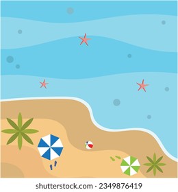 summer background vector and illustration design