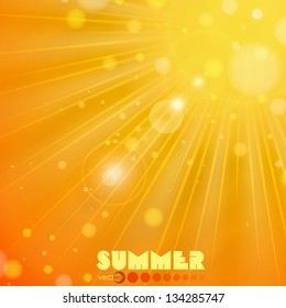 Summer background. Vector illustration. Eps 10.