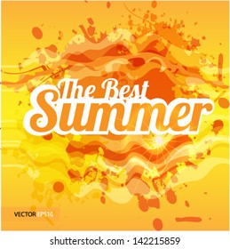 Summer background. Vector illustration. Eps 10.