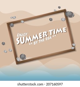 Summer background. Vector illustration. Eps 10.
