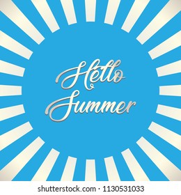 Summer background - vector illustration, EPS10