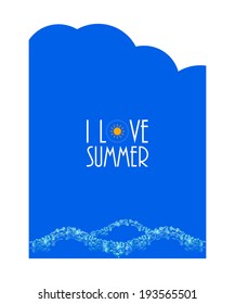 summer background, vector illustration, Eps10