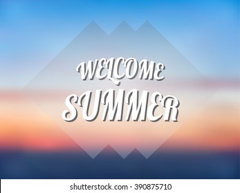 summer background ,Welcome summer time