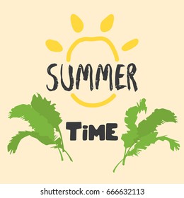 Summer backgrounds collection. Vector illustration design.