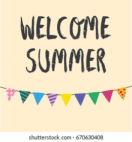 Summer backgrounds collection. Vector illustration design.