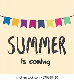 Summer backgrounds collection. Vector illustration design.