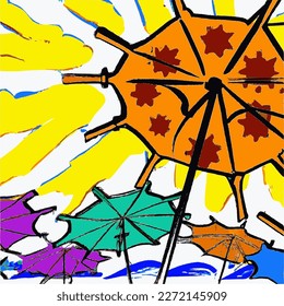  of summer backgrounds in vectorial