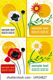 Summer backgrounds. Yellow and white