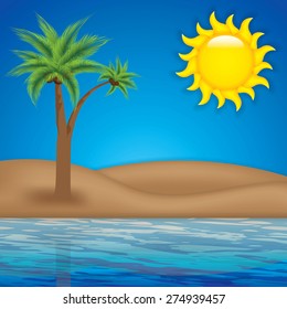 Summer background.Vector