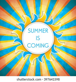 Summer background.Vector