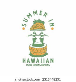 summer badge design, summer illustration, tshirt for summer, summer in hawaii