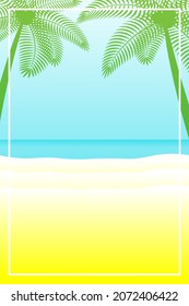Sommerbanner oder Hintergründe mit Platz für Text. Grußkarte, Poster und Werbung, Tapete. Sommerlandschaft, Urlaub, Wochenende, Urlaubskonzept. Fröhlich glänzender Tag.