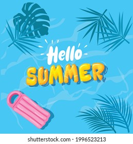 Summer banner design, vector illutration
