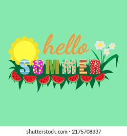 summer banner for flyers and posters design