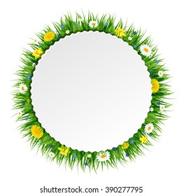 Summer Banner With Gradient Mesh, Vector Illustration