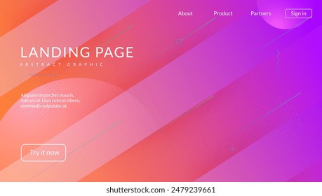 Summer Banner. House Abstract Art. Blue Techno Illustration. Business Shapes. Round Spectrum Elements. Geometry Ux. Dark Landing Page. Pink Summer Banner