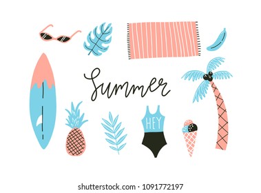 Summer banner vector