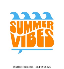summer banner. Summer vibe vector