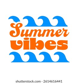 summer banner. Summer vibe vector