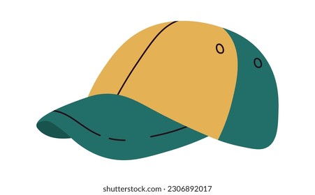 Summer Baseball Cap Vector Illustration