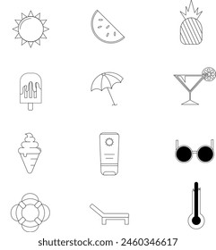 Summer based icon pack for general personal use. 