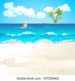 Summer beach