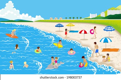 Summer beach