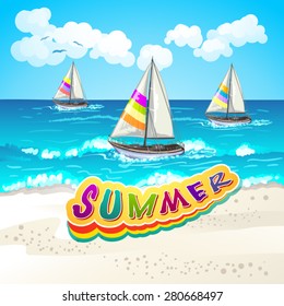 Summer beach
