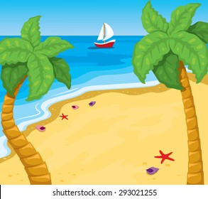 Summer beach