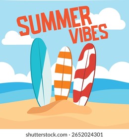 Summer Beach Activities Background, seaside pictures in summer There are surfboardings and wave